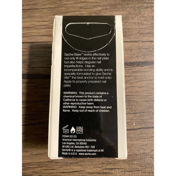 (5) NEW! Seche BASE Ridge Filling Base Coat Nail Polish .5 FL OZ - Picture 3 of 6